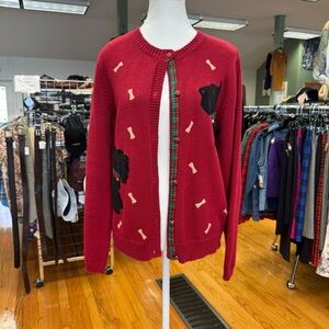 COPY-Vintage Scottish Terrier Cardigan Sweater
